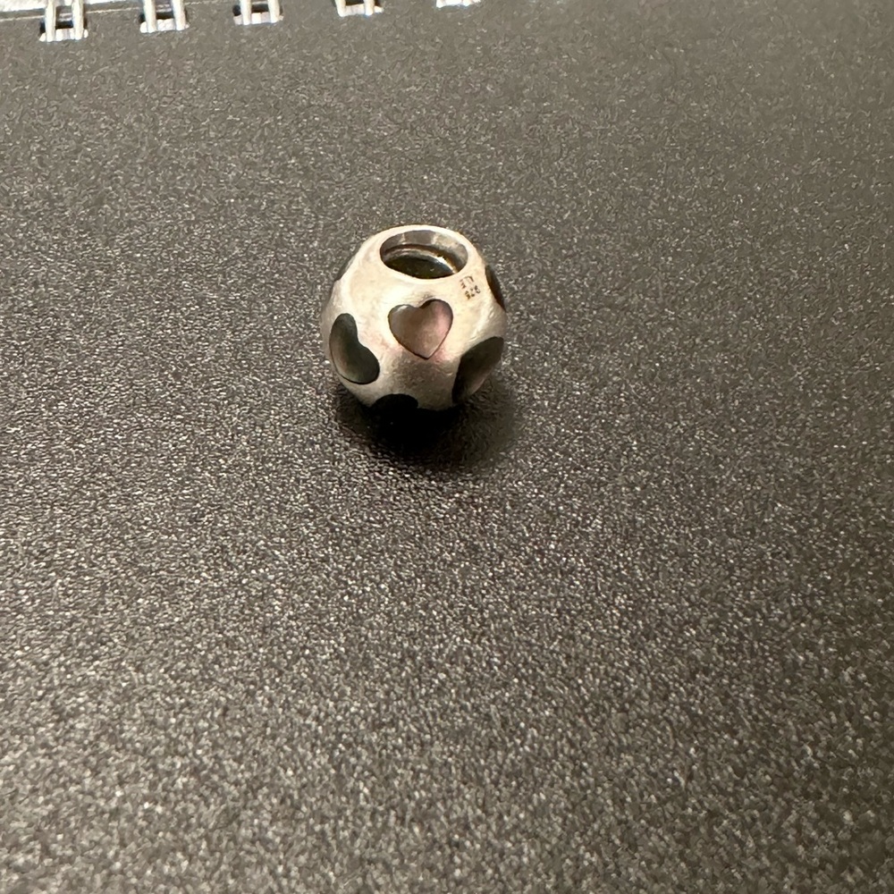 Pandora Moonstone Hearts Charm